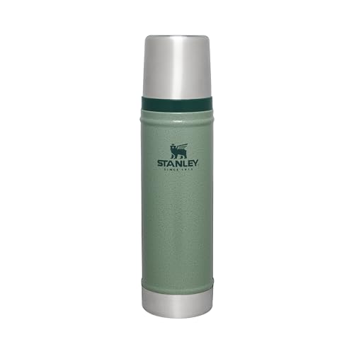 Stanley Classic Legendary Vakumlu Çelik Termos, Yeşil (Hammertone Green), 0.6 Litre