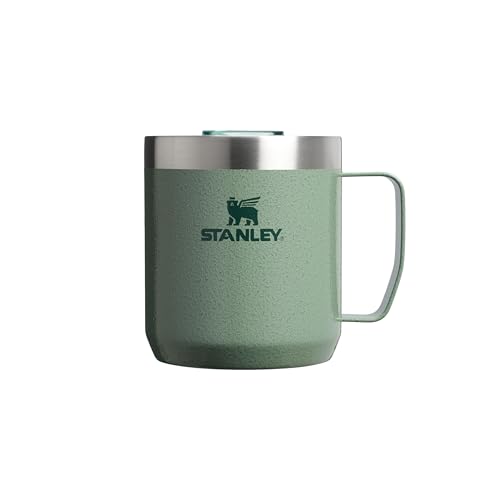 Stanley Classic Legendary Camp Mug Paslanmaz Çelik Termos Bardak, 0.35 L, Yeşil (Hammertone Green)