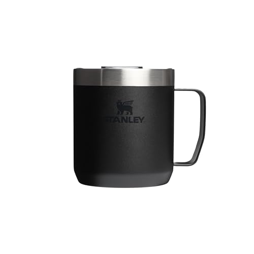 Stanley Classic Legendary Camp Mug Paslanmaz Çelik Termos Bardak, 0.35 L, Siyah 2.0